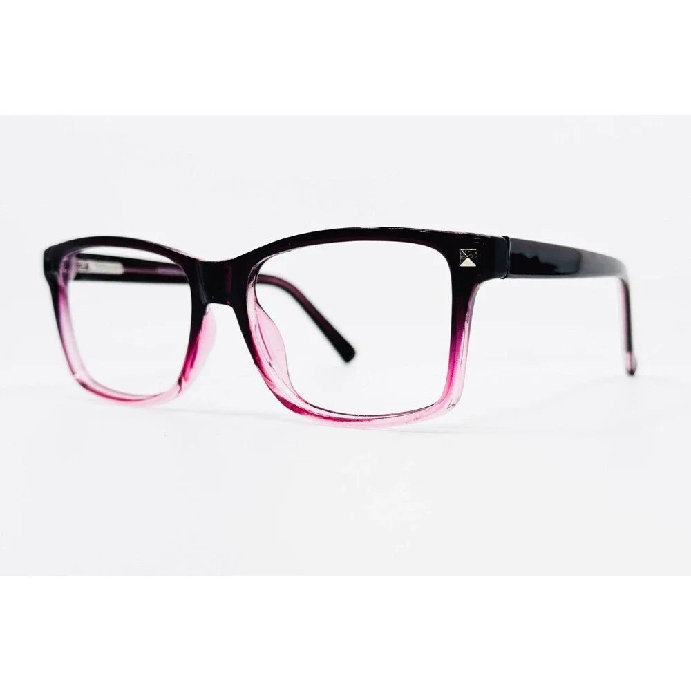 Modern Weekender Eyeglasses Womens Pink Fade Ombre Square Frames 52-16-140